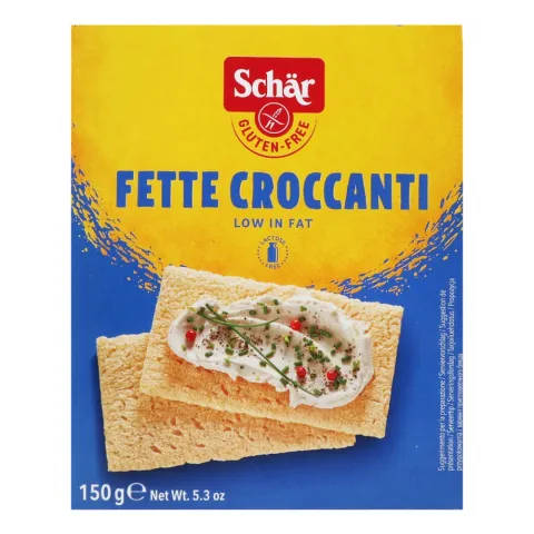 Хлібці Dr. Schaer Fette Croccanti 150 г без глютену