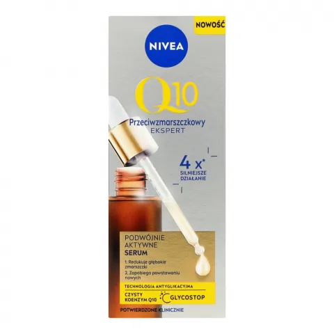 Сировотка д/обличчя Nivea 30 мл Подвійна дія проти зморшок Q10 Експерт