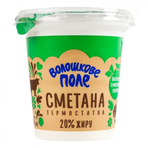 Сметана Волошкове поле 20/21 300/350 г стак. термостат.