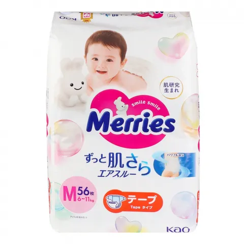 Підг. Merries 56 шт. M 6-11 кг