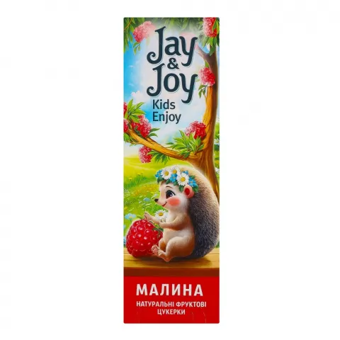 Цукерки фруктові Jay and Joy 32 г Пастила малинова