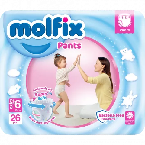 Підг.-трусики Molfix 20/26 шт. Twin Extra large 6 (15+ кг)