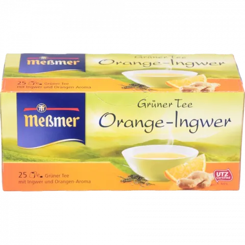 Чай Мессмер 25 шт. зелен. Апельсин та імбир