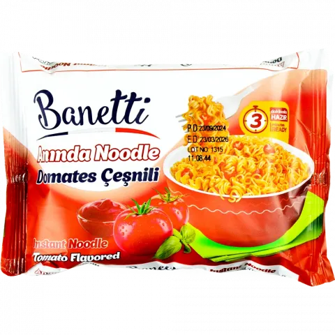 Локшина швидкорозч Banetti 75 г томатна (Туреччина)