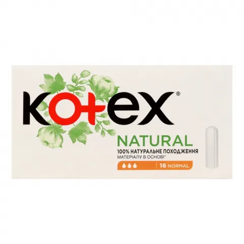 Тампони Kotex 16 шт. Нормал Natural