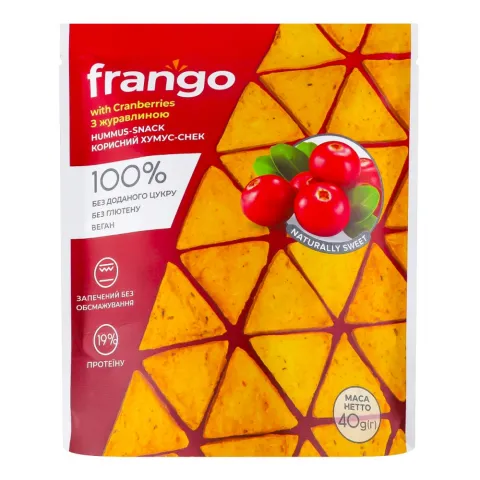 Хумус-снек Frango 40 г з журавлиною