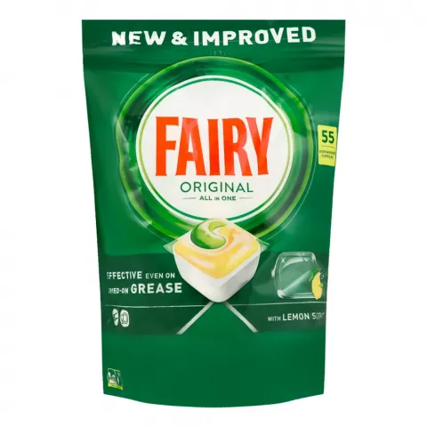 Таблетки д/ПММ FAIRY 55 шт. Original все в одному Лимон
