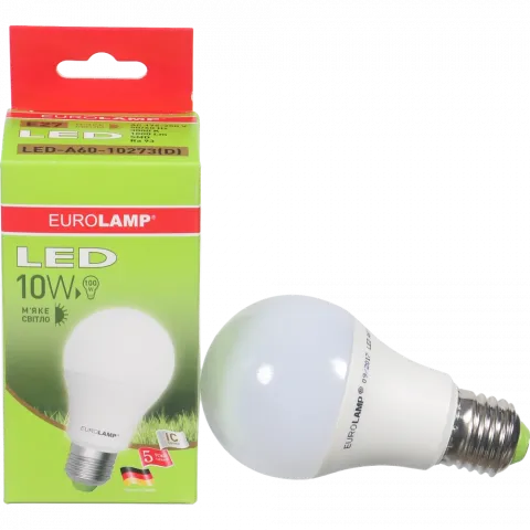 Лампа LED EuroLamp звичайна жовта 10 Вт Е27