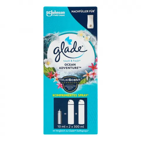 Освіж. повітря Glade 10 мл міні-спрей Лазурна хвиля і магнолія змінний