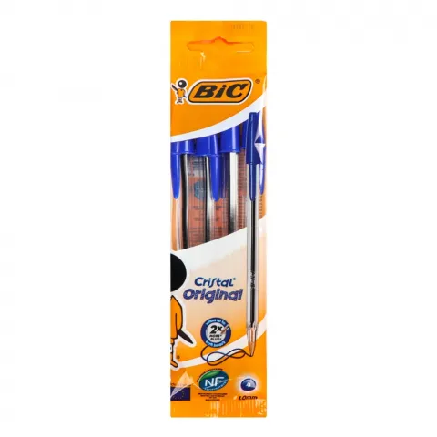 Ручка кулькова BIC CRISTAL 4 шт. пакет 8308601