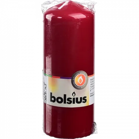 Свіча Bolsius 150/58 1 шт. Бордовий, 42 год., арт. 103614600144