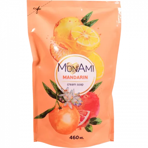 Мило рідке MonAmi 460 мл дой-пак Mandarin