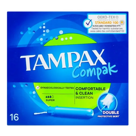 Тампони Tampax 16 шт. Компак супер