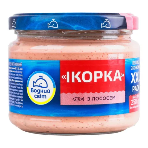 Ікорка Водний Світ 250 г з лососем