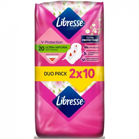 Прокладки Libresse 20 шт. Ultra Normal AloeVera and Camomile