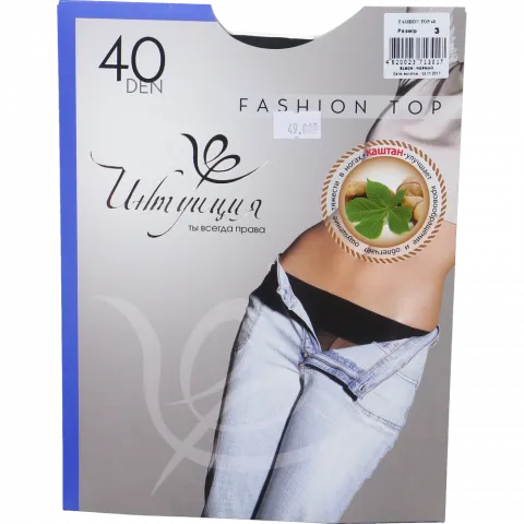 Колготи жін. Інтуїція Fashion TOP 40 3 Black