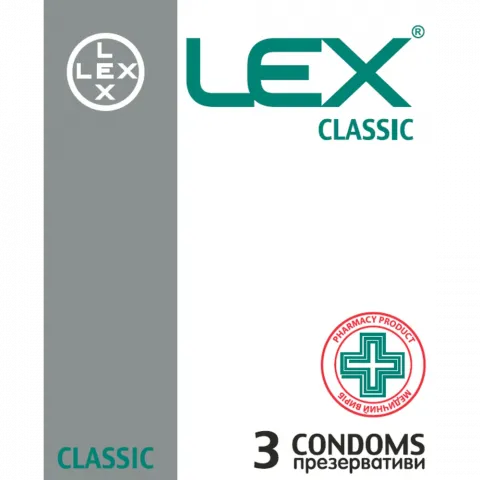 Презервативи Lex 3 шт. classic