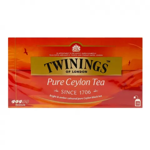Чай Twinings 25 шт. чорн. Pure Ceylon (Англія) И782
