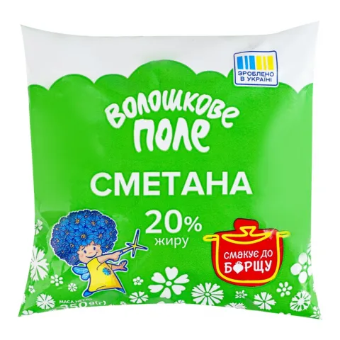Сметана Волошкове поле 20 350/400 г п/е