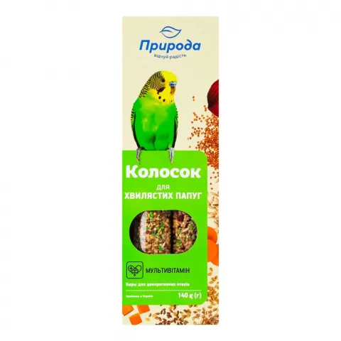 Корм Колосок д/папуг 140 г Мультивітамін
