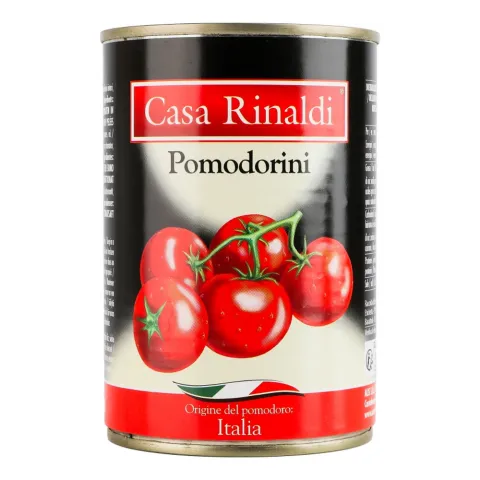 Конс Томати Casa Rinaldi 400 г з/б маленькі у в/соку