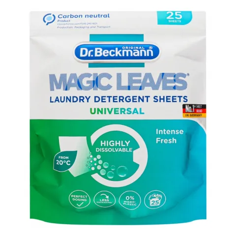 Серветки д/прання Dr.BECKMANN 25 шт. Magic Leaves універсальні