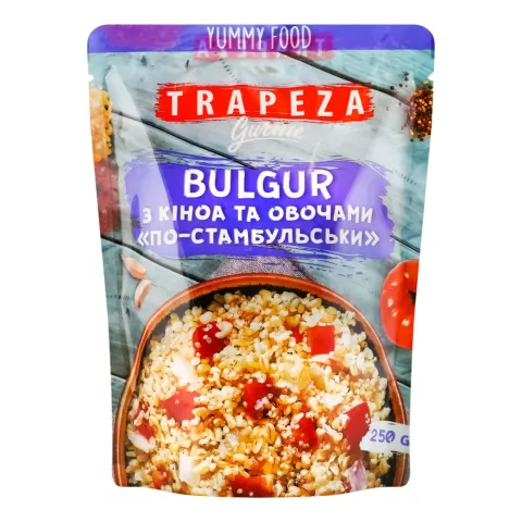 Крупа Трапеза 250 г Булгур і кіноа з овочами по стамбульськи