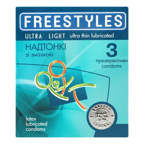 Презервативи Freestyles 3 шт. Ultra light