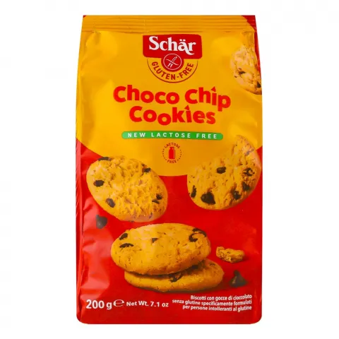 Печиво Dr. Schaer Choco Chip Cookies 200 г без глютену