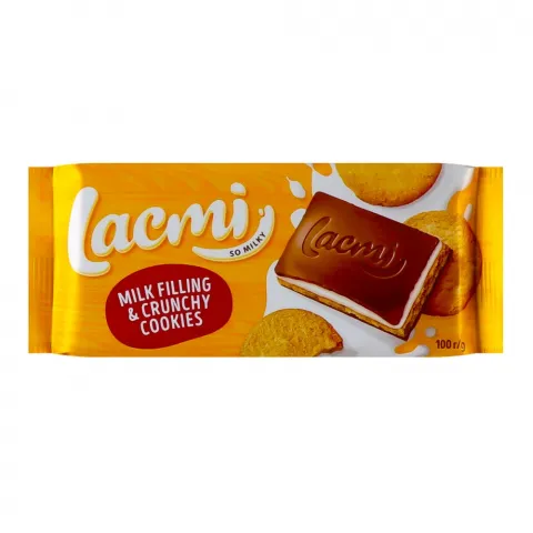 Шок Рошен 100 г Lacmi мол. з молоч. начинкою і печивом