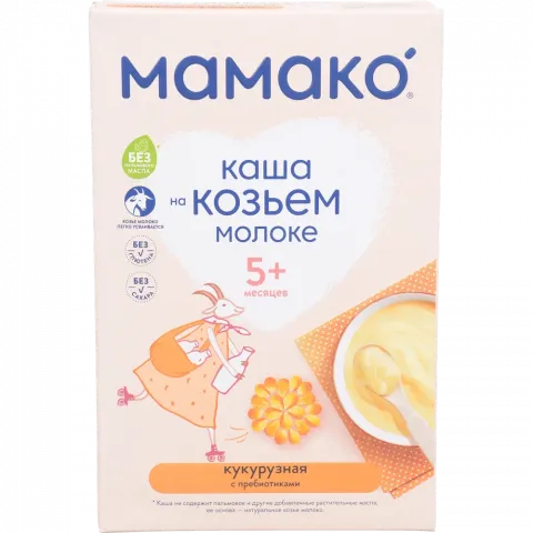 Каша Мамако 200 г кукурудз. з пребіотиками на козиному молоці
