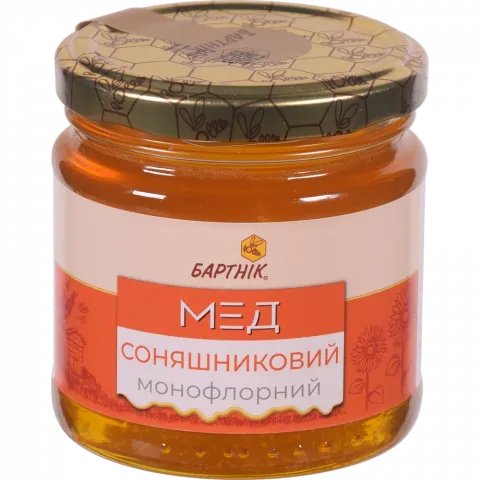 Мед Бартнік 250 г скл. Соняшниковий