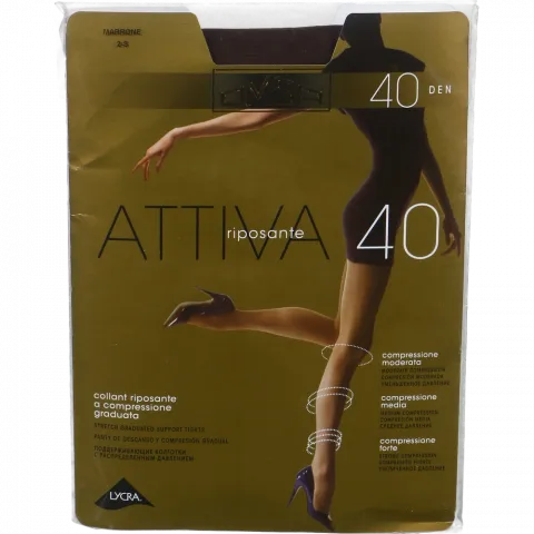 Колготи жін. Omsa Attiva 40 Marron 2