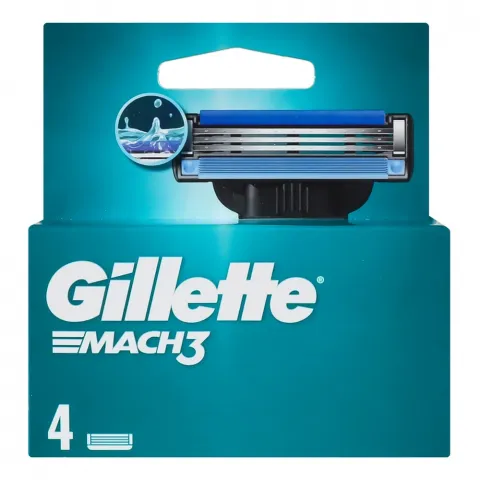 Картридж д/гоління Gillette Мак3 4 шт.