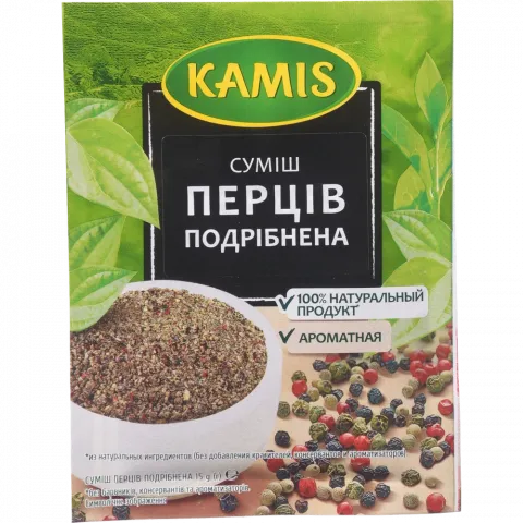Каміс Суміш перців 15 г подрібнений