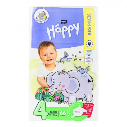 Підг. Bella Happy 66 шт. Baby Maxi 4 (8-18 кг)