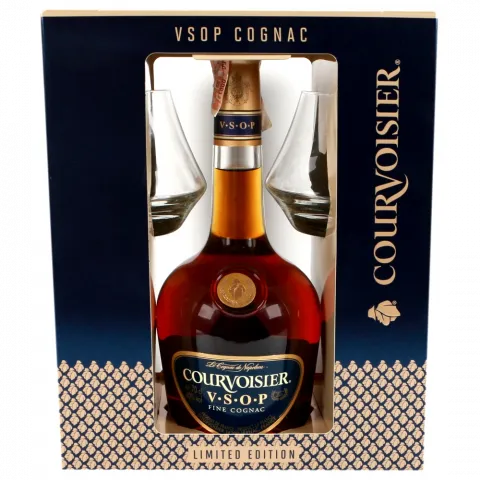 Коньяк Courvoisier VSOP 0,7 л +2 келихи