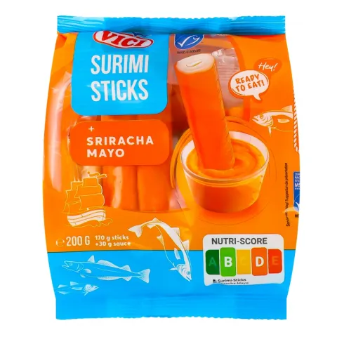 Палички сурімі Vici 200 г з соусом ширірача