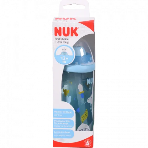 Поїльник Nuk 300 мл First Choice Flexi Cup д/хлоп.