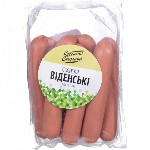Сосиски Рогань Віденські вар. в/ґ ваг.