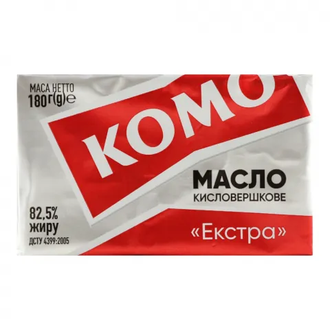 Масло Комо 82,5 180 г кисловершкове Екстра