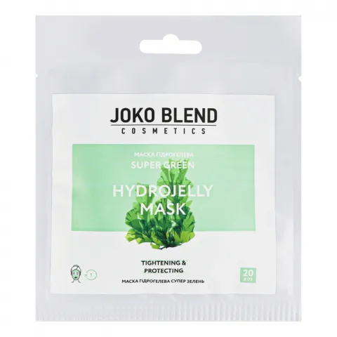 Маска д/обличчя Joko Blend 20 г гідрогелева Super Green