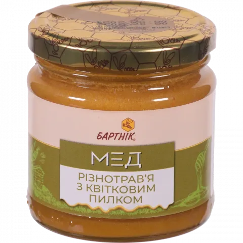 Мед Бартнік 250 г скл. з квітков. пилком