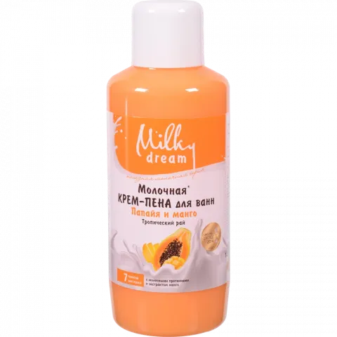Крем-піна д/ванн Milky Dream 1 л Папая і манго