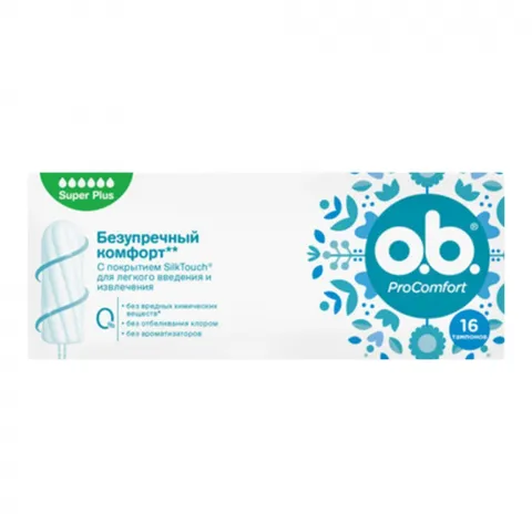 Тампони OB 16 шт. Pro Comfort Super плюс