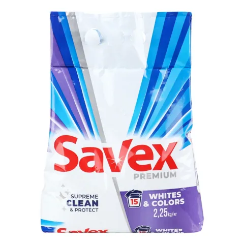 Порошок Savex 2,4/2,25 кг автомат 2в1 Parfum Lock Whites and Colors И065/879