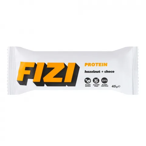 Батончик Fizi 45 г Hazelnut-choco у шок. глазурі