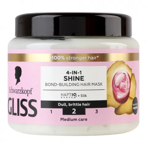 Маска д/волосся Gliss 400 мл 4в1 Miracle Balm Блиск д/пошкод. фарб. волосся