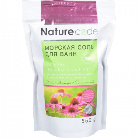 Сіль д/ванн морська NC 550 г Healthy breathing