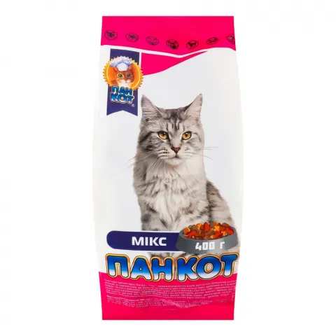 Корм д/котів Pan Cat 400 г Мікс